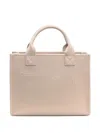 Mc2 Saint Barth Stylish Tote Bag Detachable Strap In Sand