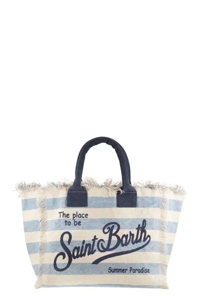 MC2 SAINT BARTH MC2 SAINT BARTH VANITY - CANVAS BAG WITH STRIPED PATTERN