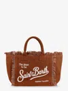 Mc2 Saint Barth Vanity Cotton Handbag With Rhinestones