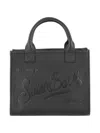 Mc2 Saint Barth Vanity Embossed-logo Tote Bag In Black