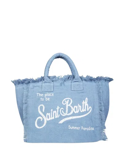Mc2 Saint Barth Vanity Frayed-edge Tote Bag In Animal Print