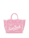 Mc2 Saint Barth Vanity Fringed Leopard Print Tote Bag