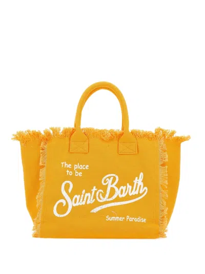 Mc2 Saint Barth Vanity Fringed Logo Tote Bag