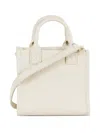 Mc2 Saint Barth Vanity Grain-leather Tote In White