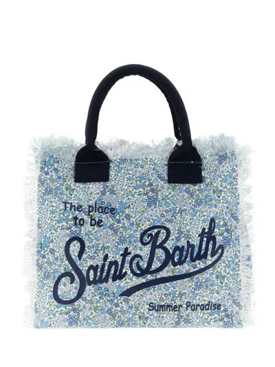 Mc2 Saint Barth Vanity Liberty Shoulder Bag In Blue