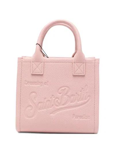 Mc2 Saint Barth Vanity Logo-debossed Tote Bag In Pink