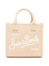 Mc2 Saint Barth Vanity Logo-embroidered Tote Bag In Orange