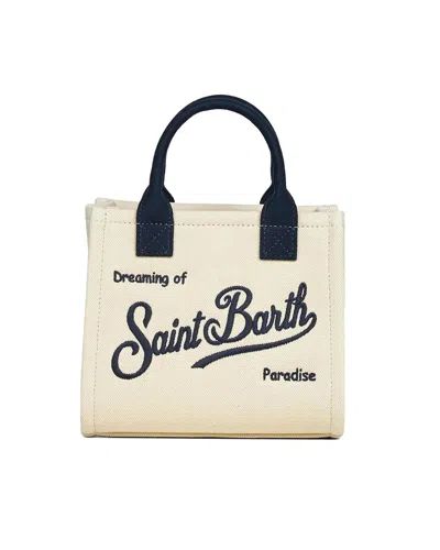 Mc2 Saint Barth Vanity Midi Shoulder Bag In White