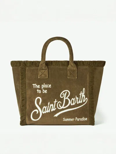 Mc2 Saint Barth Vanity Military Green Terry Shoulder Bag