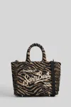 Mc2 Saint Barth Vanity Mini Felt Tote In Brown