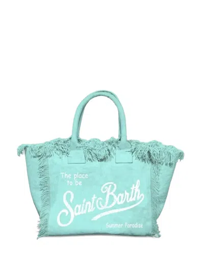 Mc2 Saint Barth Vanity Mini Frayed-edge Tote Bag In Pattern