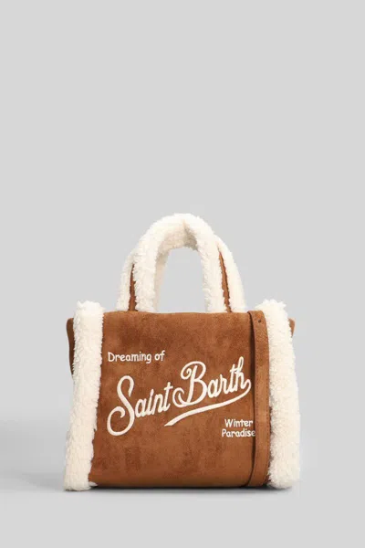 Mc2 Saint Barth Vanity Mini Shearlin Tote In Blue
