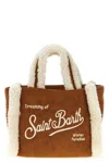 Mc2 Saint Barth 'vanity Mini Shearling' Handbag In Brown