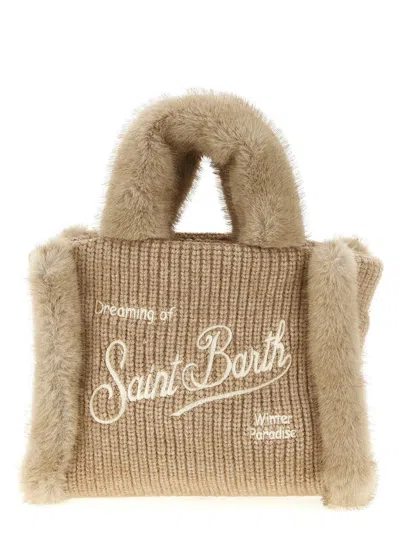 MC2 SAINT BARTH MC2 SAINT BARTH 'VANITY MINI SHEARLING RIB' HANDBAG