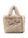 Mc2 Saint Barth Borsa Colette In Ecopelliccia Beige In Neutral
