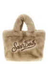Mc2 Saint Barth Colette Soft Fur Hand Bags Beige