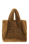 Mc2 Saint Barth Vanity Mini Teddy - Sherpa Handbag With Logo