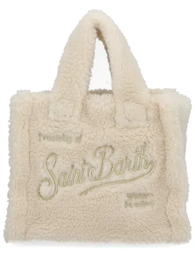 Mc2 Saint Barth Vanity Mini Tote Bag In White