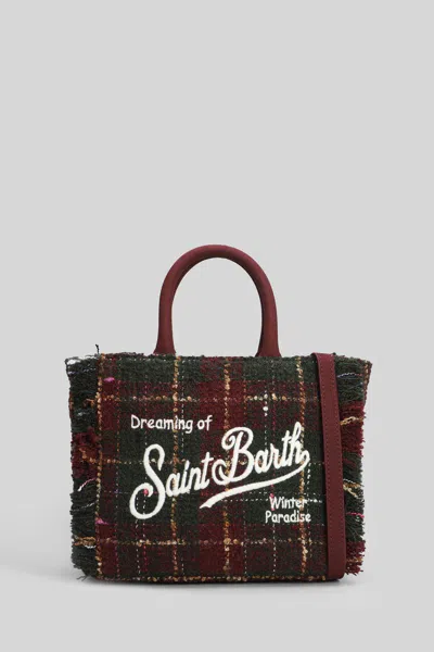Mc2 Saint Barth Vanity Mini Tweed Tote In Multi