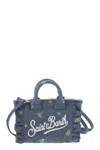 Mc2 Saint Barth Vanity Mini Volant - Denim Handbag