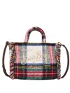 Mc2 Saint Barth "vanity Mini Wool" Tote Bag In Multi
