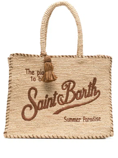Mc2 Saint Barth Vanity Raffia Tote Bag