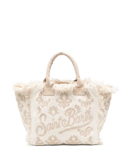 Mc2 Saint Barth Vanity Rug Tote Bag In Neutral