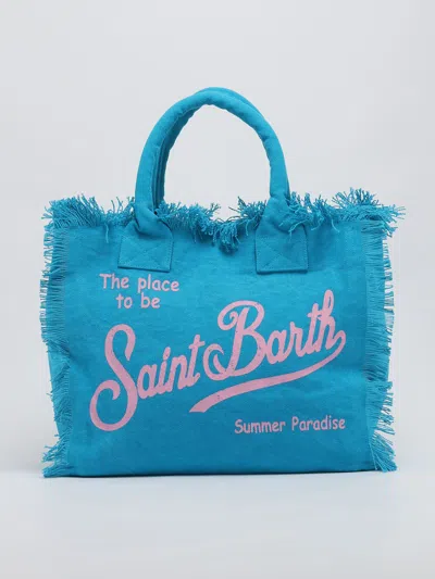 Mc2 Saint Barth Vanity Shoulder Bag In Azzurro Chiaro