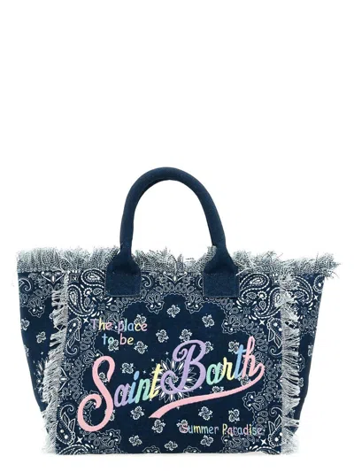 Mc2 Saint Barth 'vanity' Shoulder Bag In Blue