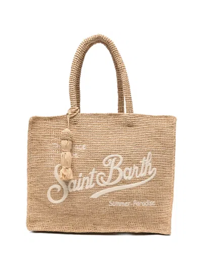 Mc2 Saint Barth Vanity Shoulder Bag In Brown