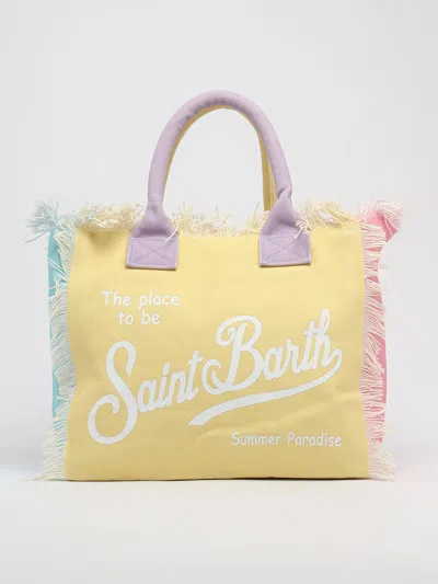 Mc2 Saint Barth Vanity Shoulder Bag In Glicine-giallo