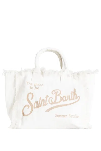 Mc2 Saint Barth Vanity Shoulder Bag In White