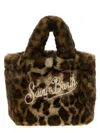 Mc2 Saint Barth Vanity Soft Fur Hand Bags Brown