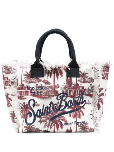 Mc2 Saint Barth Vanity Tote Bag In 白色