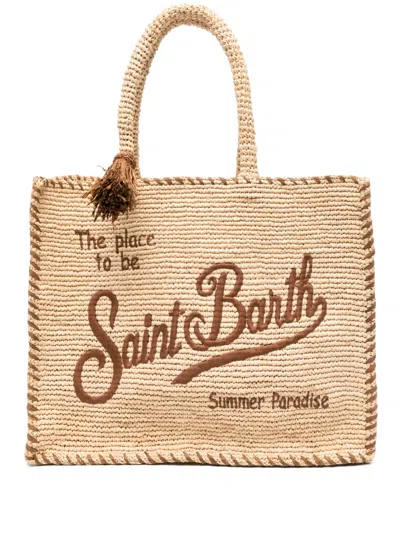 Mc2 Saint Barth Vanity Tote Bag In Brown
