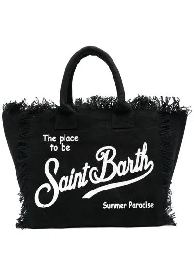 Mc2 Saint Barth Vanity Tote Bag In Black