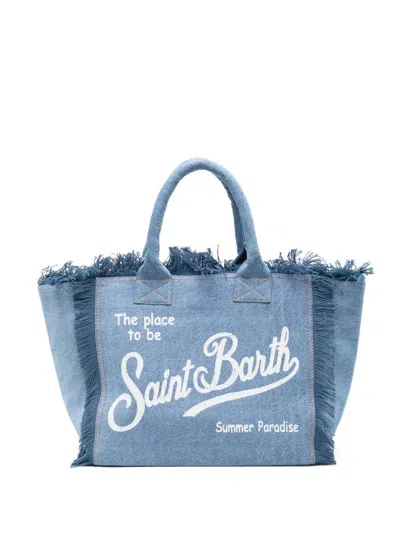 Mc2 Saint Barth Vanity Tote Bag In Blue