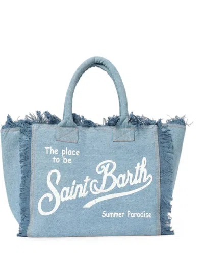Mc2 Saint Barth Vanity Tote Bag In Blue