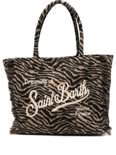 Mc2 Saint Barth Vanity Tote Bag In Brown