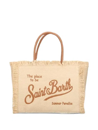 Mc2 Saint Barth Vanity Tote Bag In Brown