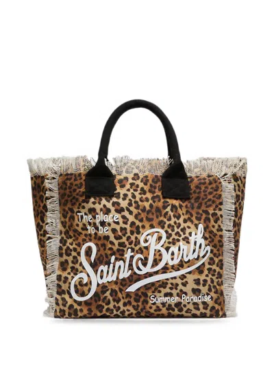 Mc2 Saint Barth Vanity Tote Bag In Brown