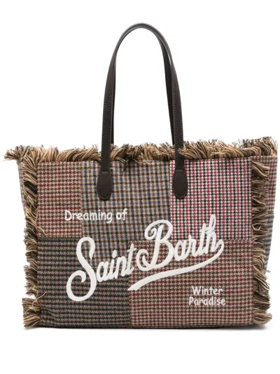 Mc2 Saint Barth Vanity Tote Bag In Brown