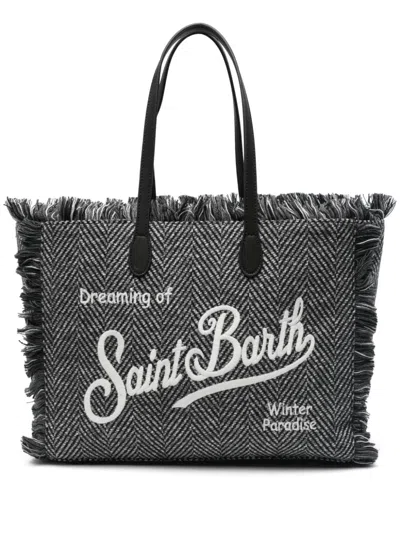 Mc2 Saint Barth Vanity Tote Bag In Grey