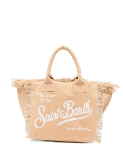 Mc2 Saint Barth Vanity Tote Bag In Neutral