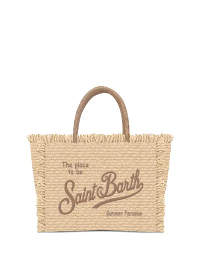 Mc2 Saint Barth Vanity Tote Bag In Neutral