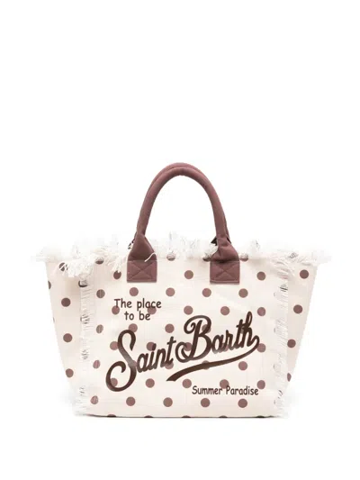 Mc2 Saint Barth Vanity Tote Bag In Neutral