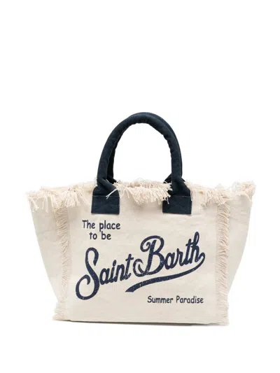 Mc2 Saint Barth Vanity Tote Bag In Neutral