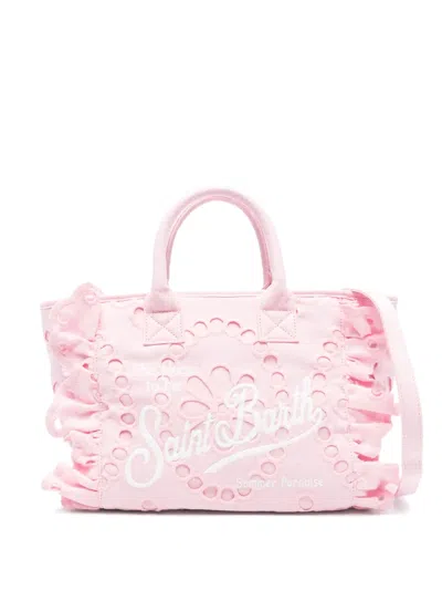 Mc2 Saint Barth Vanity Volant Tote Bag In Pink