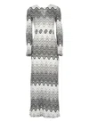 Mc2 Saint Barth Long Sleeve Dress In Multi