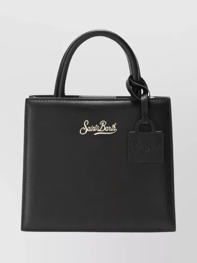 Mc2 Saint Barth Versatile Shoulder Bag Detachable Strap In Black